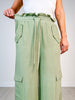 Elastic Waist Relaxed Fit Cargo Pants
