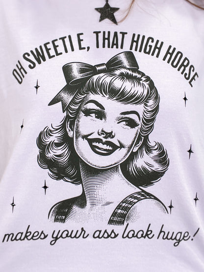 Oh Sweetie, Sassy Rhinestones Graphic Tee
