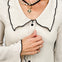Long Sleeve Solid Knit Top with Button Down Front