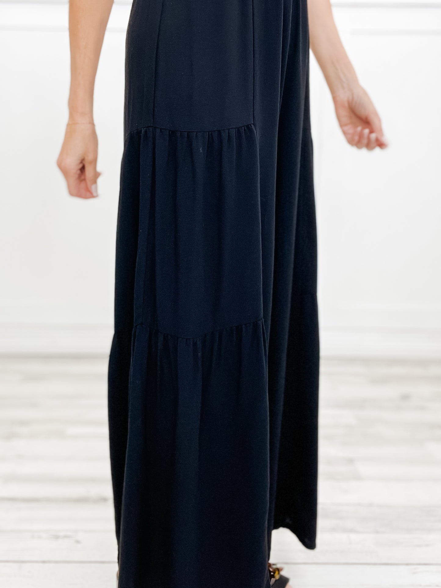 Come As You Are Solid Woven Wide Leg Jumpsuit