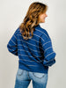 Modal Scuba Stripe Quarter Zip Top
