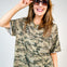 Jersey Fabric Short Sleeve Tee with Front Pocket