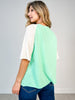 Raglan Sleeve Roomy Fit Round Neck Top