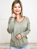 Cashmere Like V-Neck Pullover Sweater