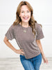 Hold On Textured Short Sleeve Top