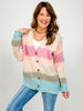 Mohair V-Neck Cardigan with Button Down Front