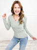 One More Day Ultra Soft Scoop Neck Long Sleeve Top