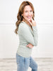 One More Day Ultra Soft Scoop Neck Long Sleeve Top