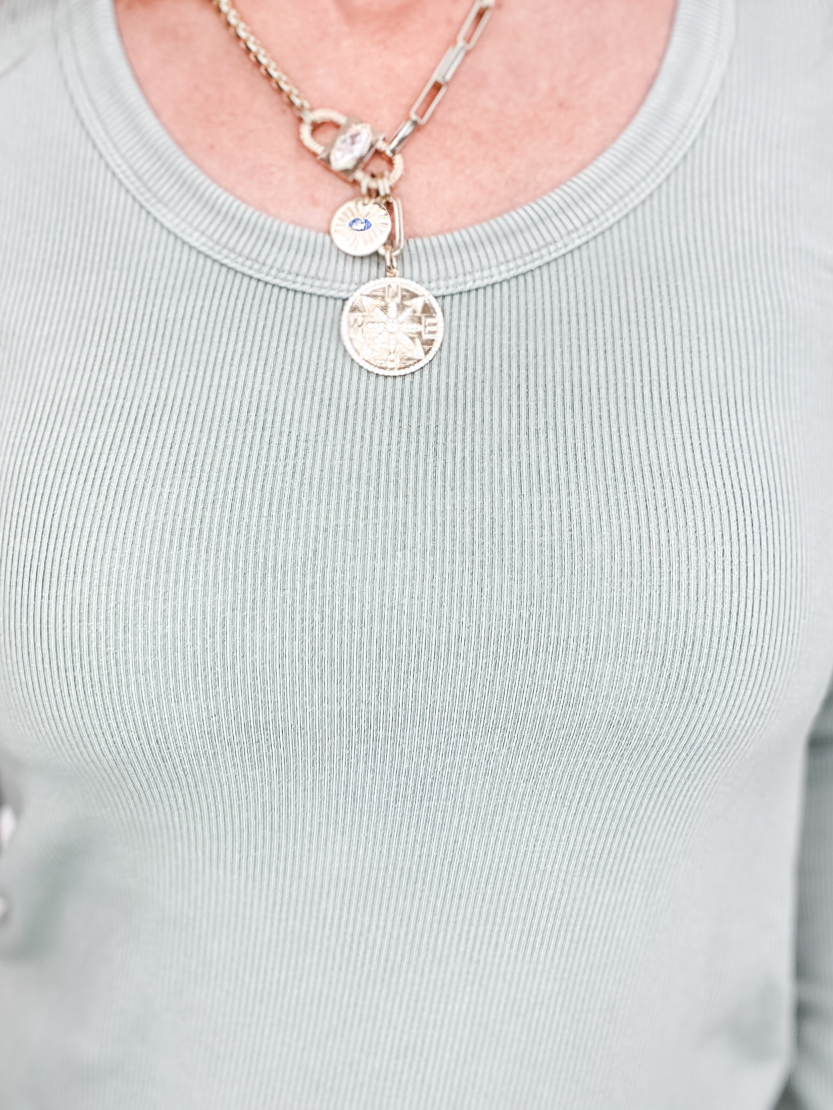 One More Day Ultra Soft Scoop Neck Long Sleeve Top