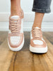 Corkys Legendary Tennis Shoes in Blush Crystals