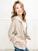 Cozy Zip Up Oversized Hooded Sweatshirt