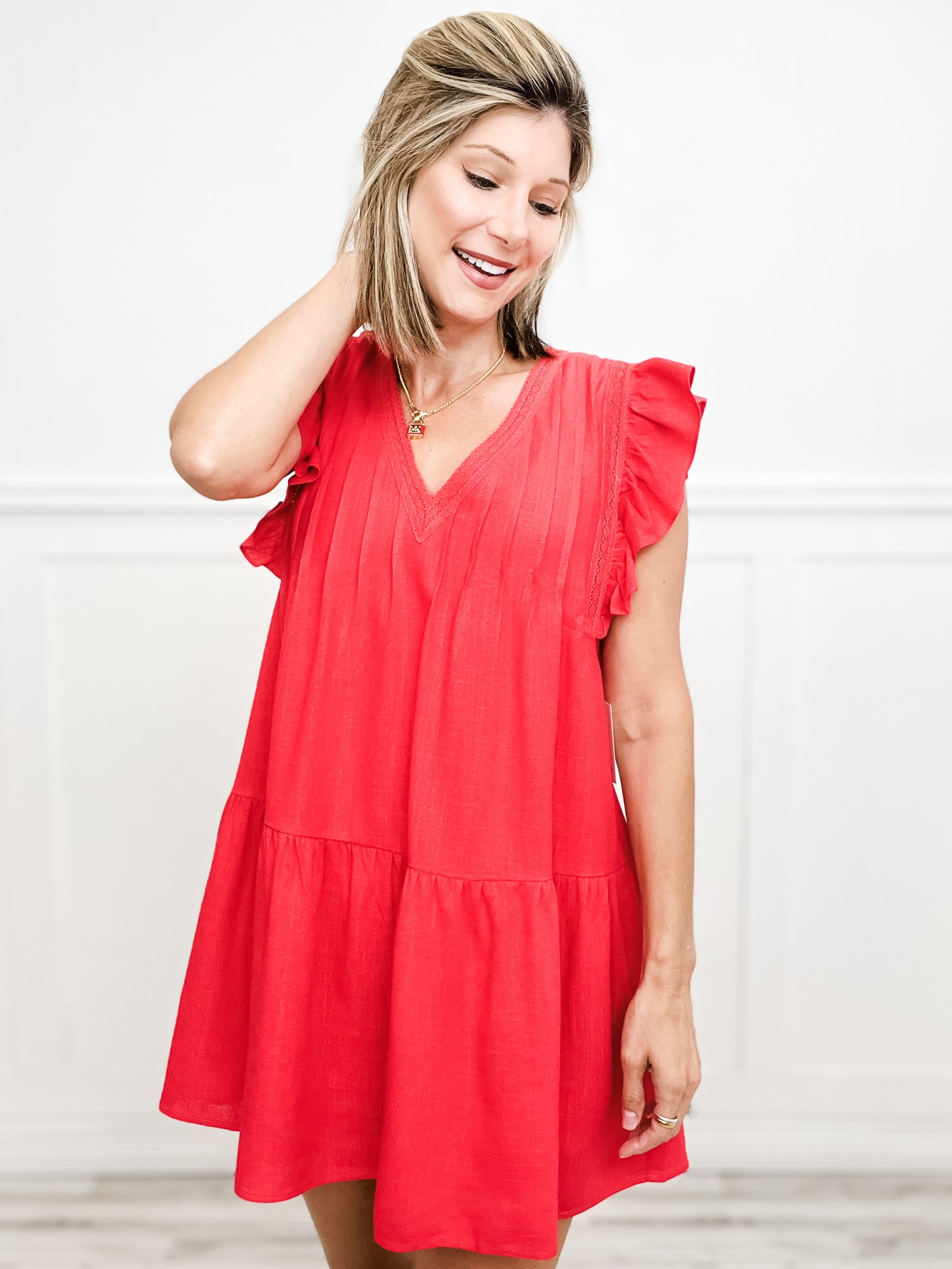 V Neck Red Linen Mini Dress Zara Woman Mini Draped Linen Dress Asymmetric Hem Red 2572/ V Neck Red Linen Mini Dress Zara Woman Mini Draped Linen Dress Asymmetric Hem Red 2572/