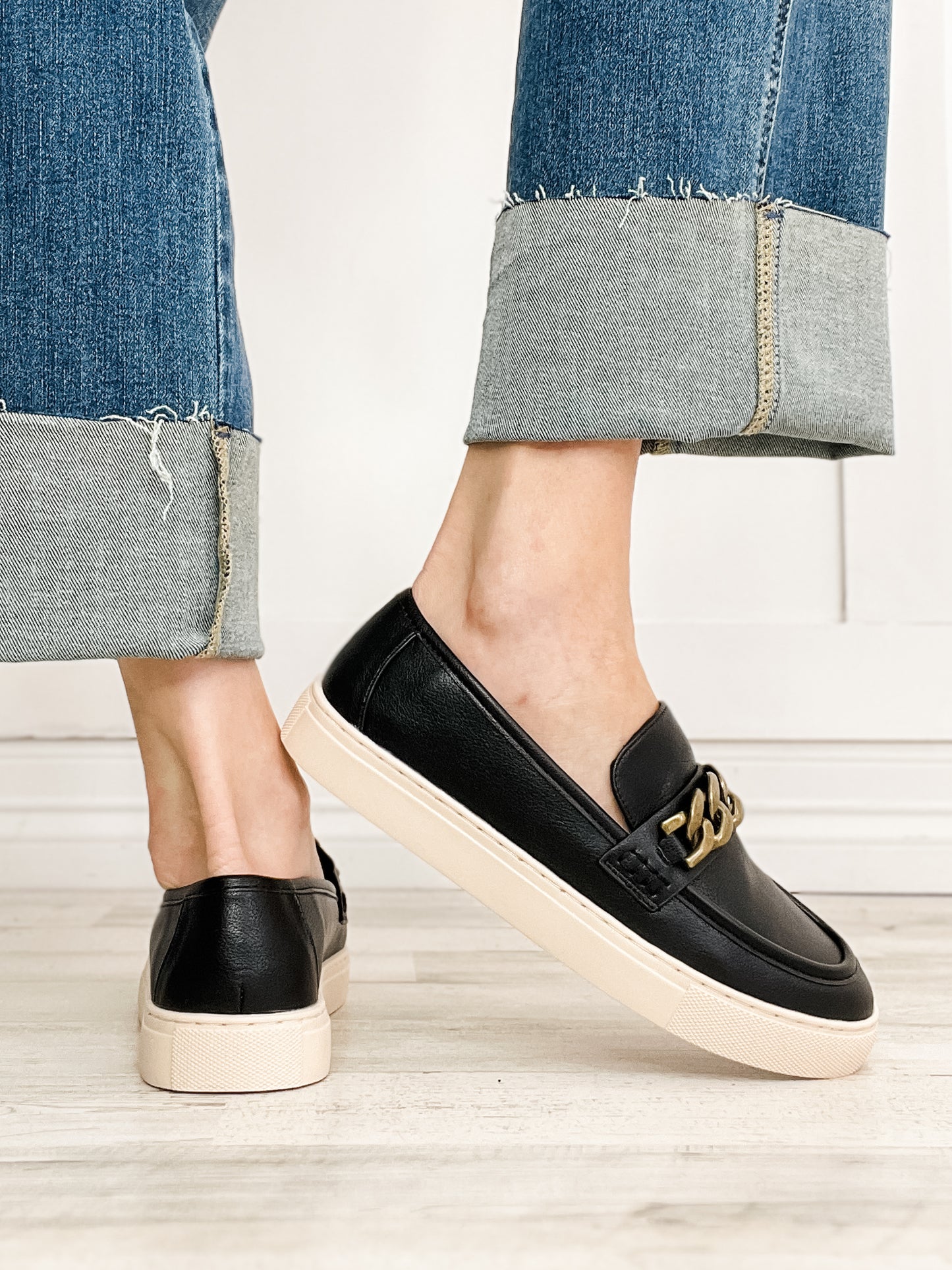 Corkys Chain Reaction Loafers in Black