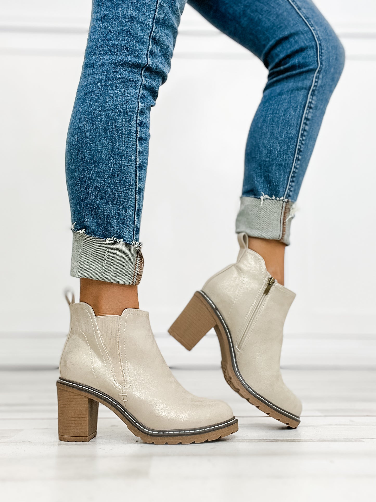 Corkys BITE ME Booties in Gold