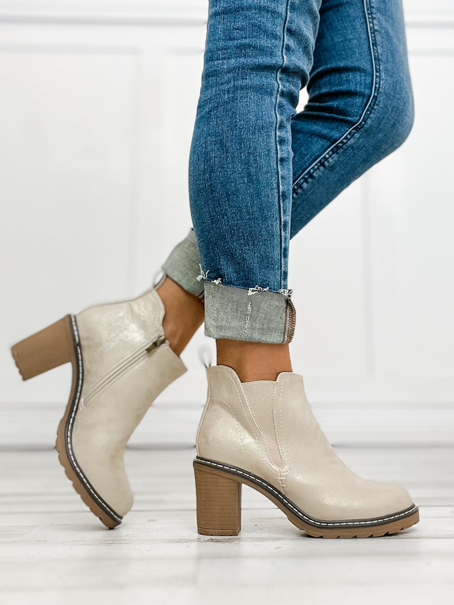 Corkys BITE ME Booties in Gold