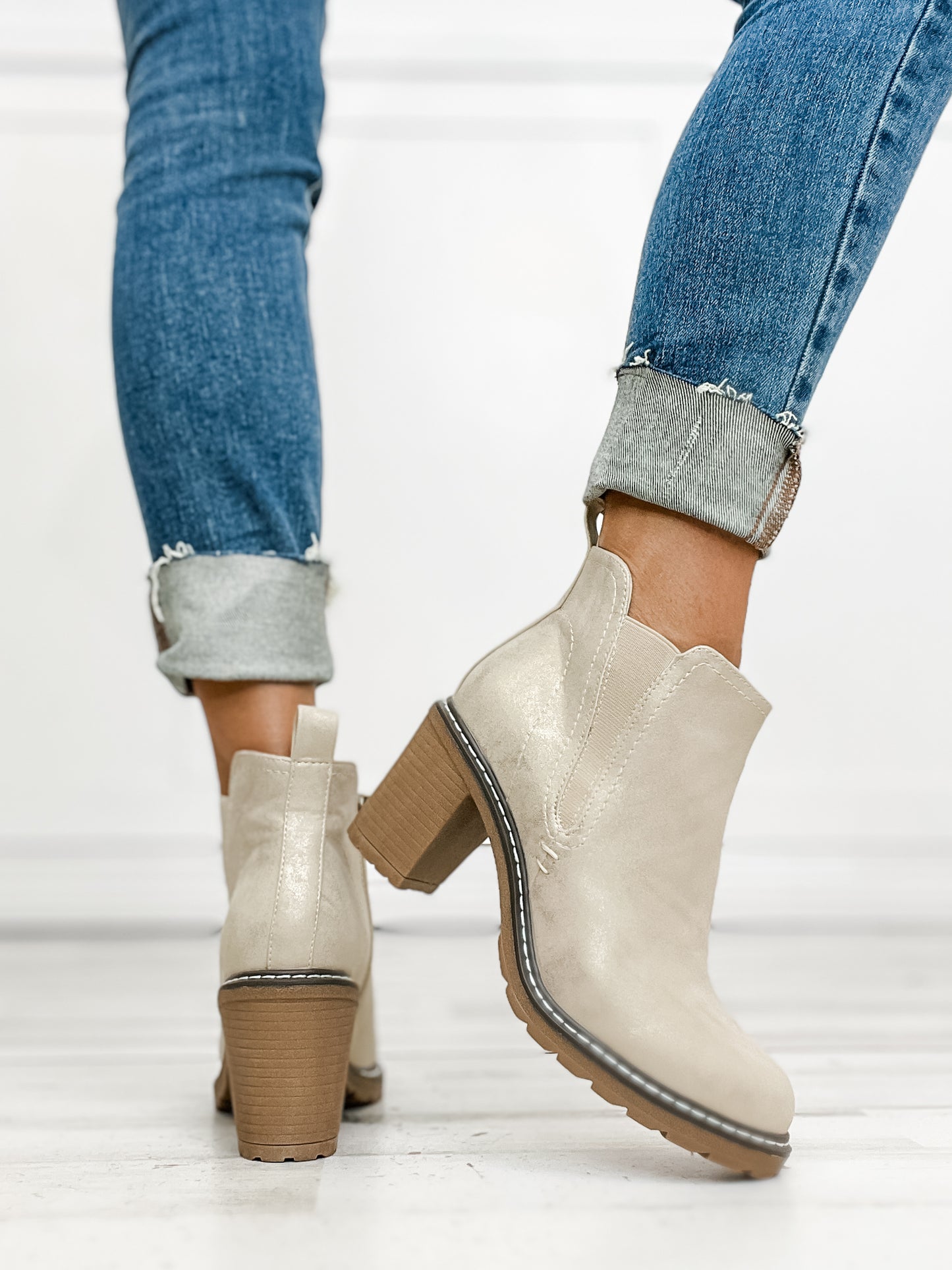 Corkys BITE ME Booties in Gold