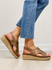 Corkys Ready Or Not Wedges in Bronze Metallic