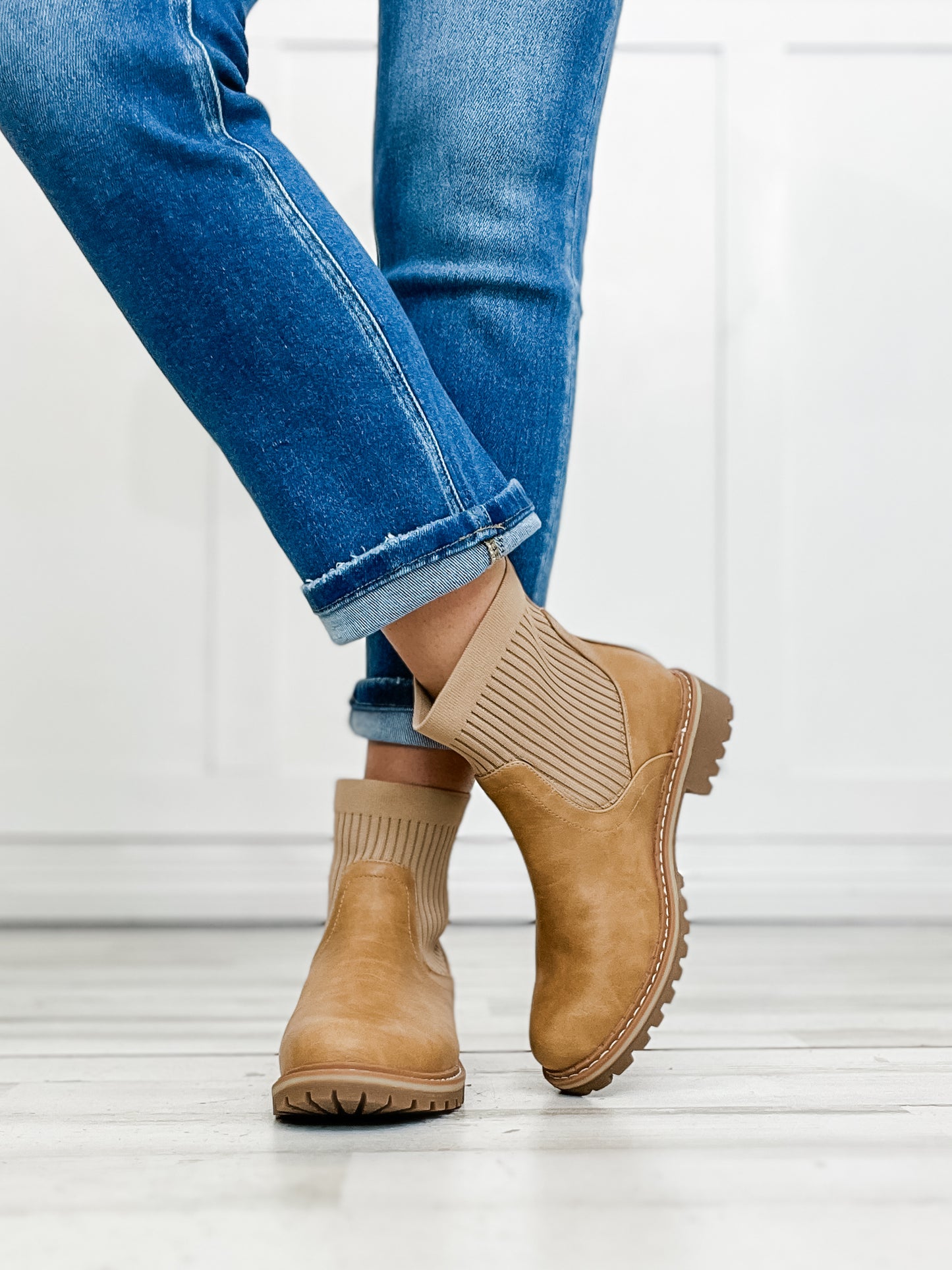 Corkys Cabin Fever Chunky Bootie in Caramel