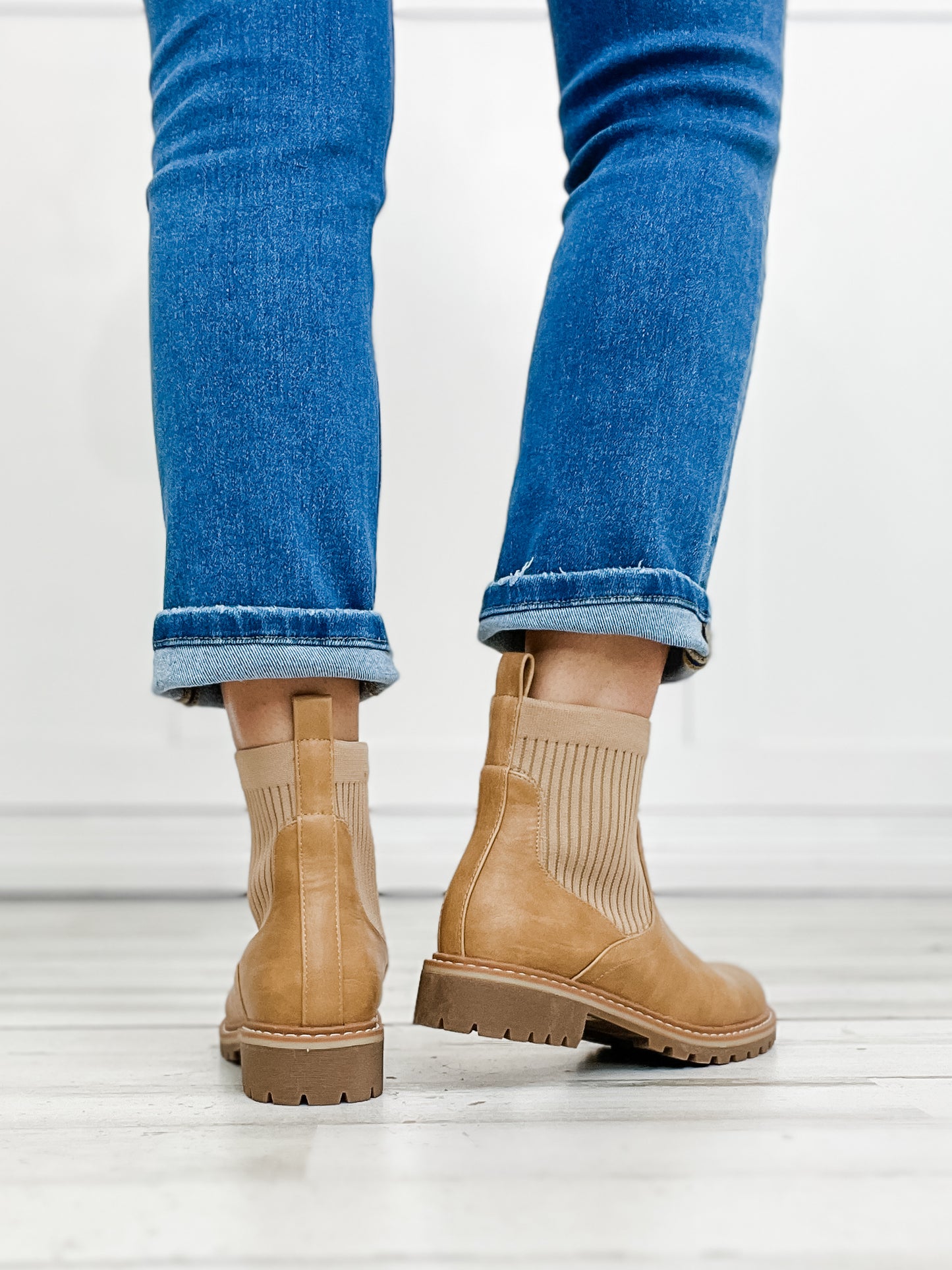 Corkys Cabin Fever Chunky Bootie in Caramel