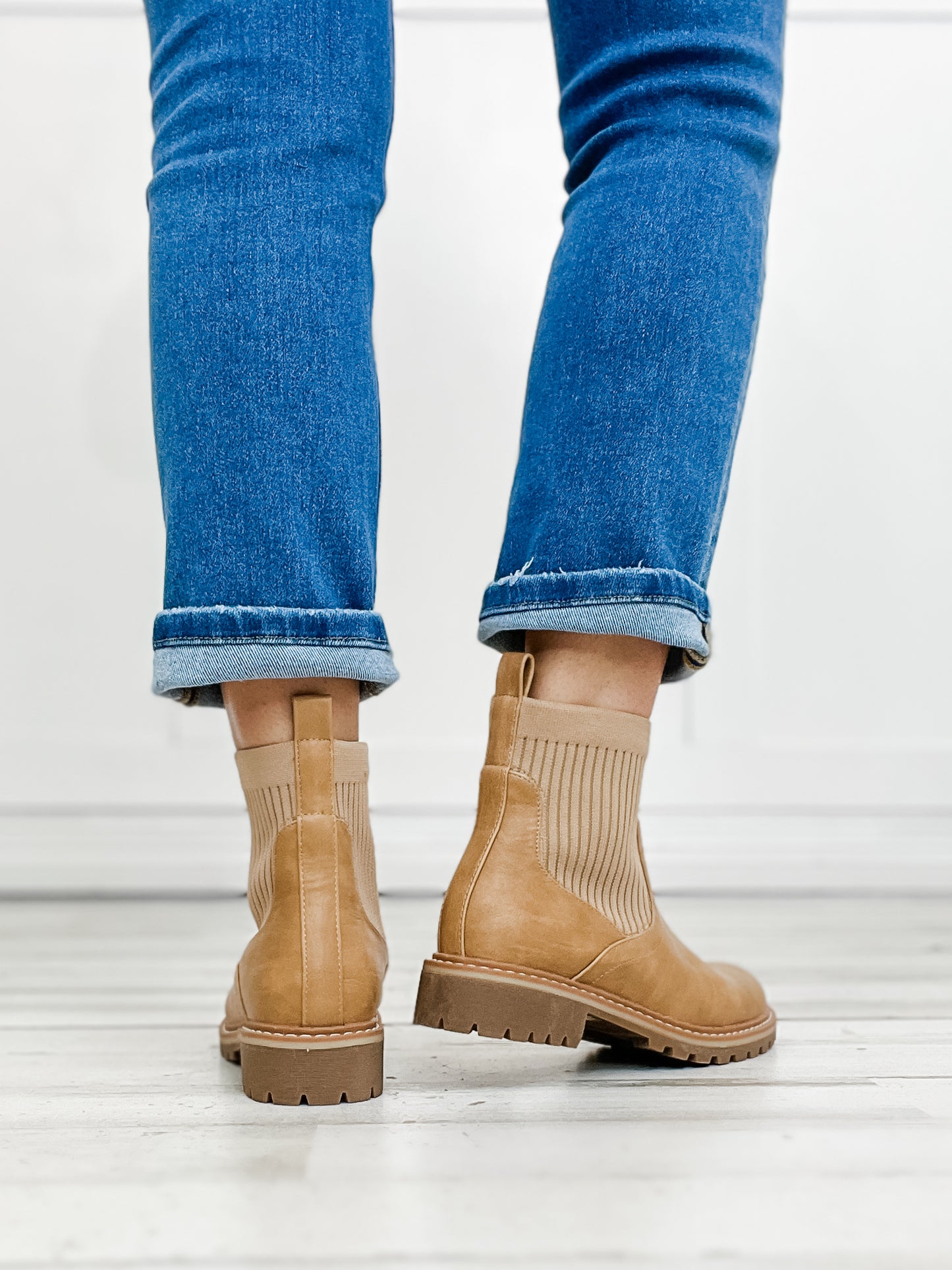 Corkys Cabin Fever Chunky Bootie in Caramel