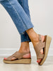 Corkys Ready Or Not Wedges in Taupe