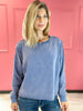 Under The Boardwalk Long Sleeve Round Neck Top