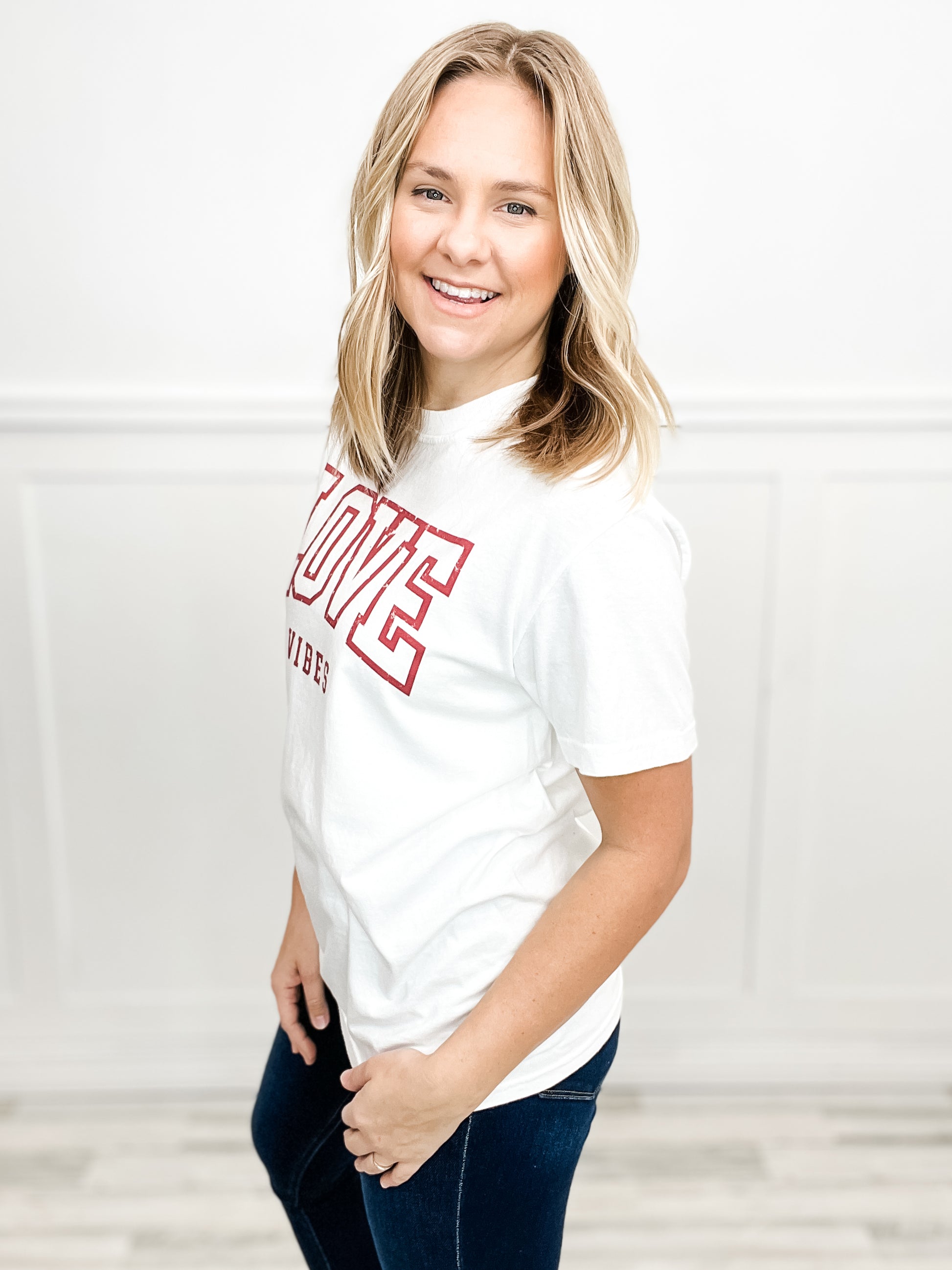 Love Vibes Sweatshirt Top