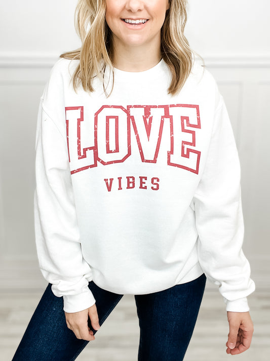 Love Vibes Sweatshirt Top