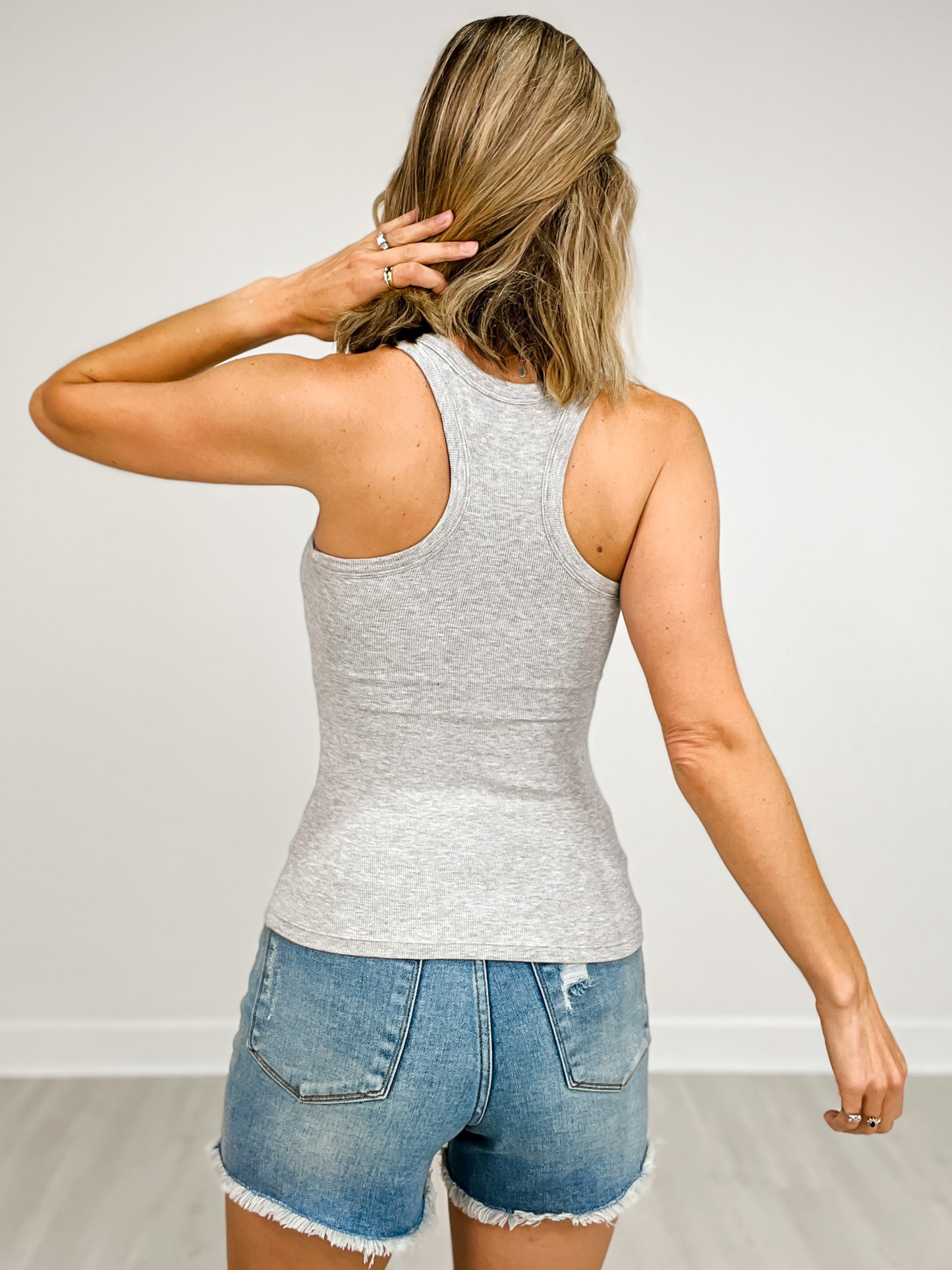 Ribbed Scoop Racerback Brami