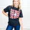Heartbreaker Pink Foiled Graphic Top