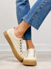 Blowfish Super Play Sneakers in Canvas Cream