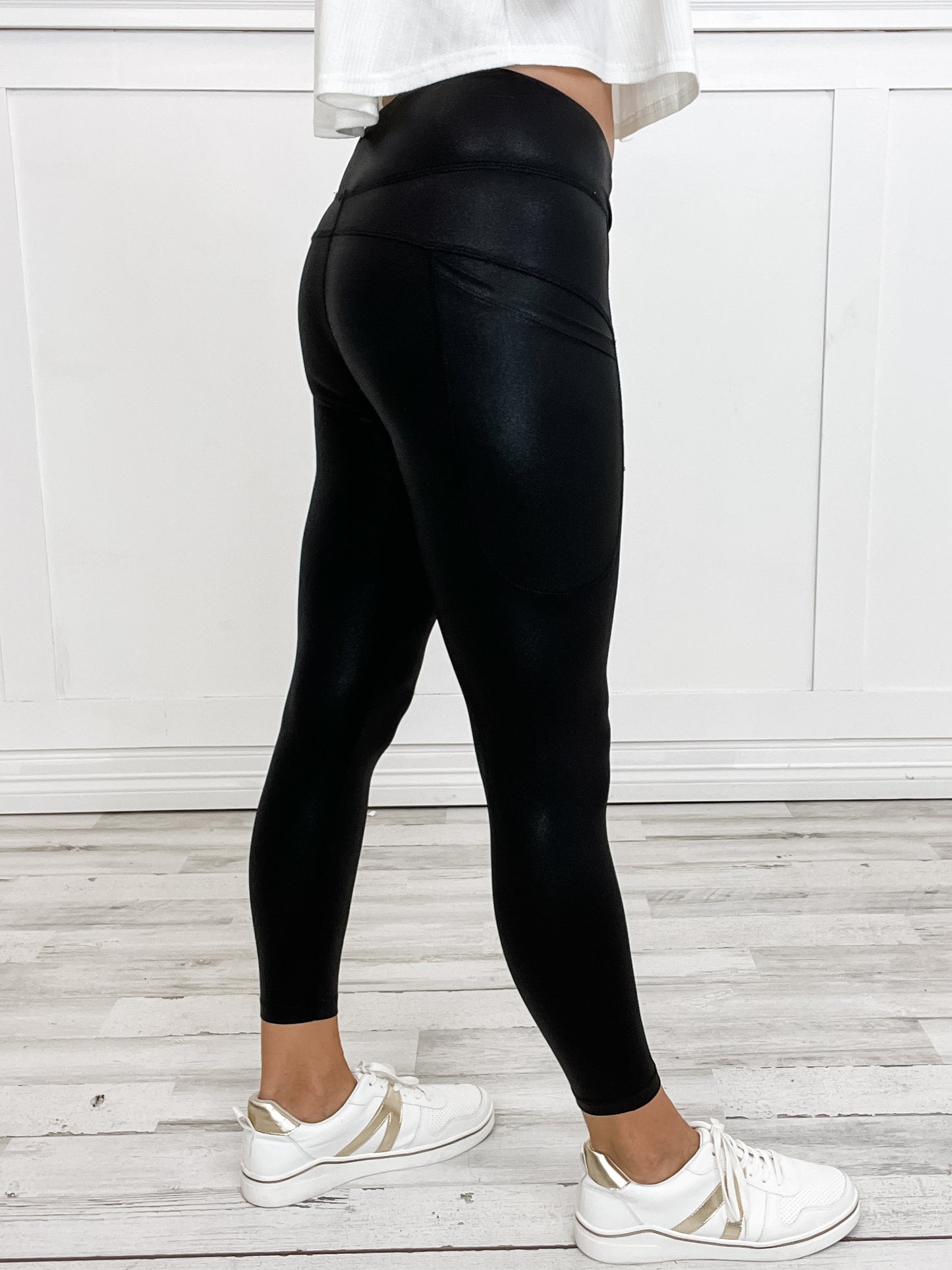 High Waisted Solid Knit Leggings