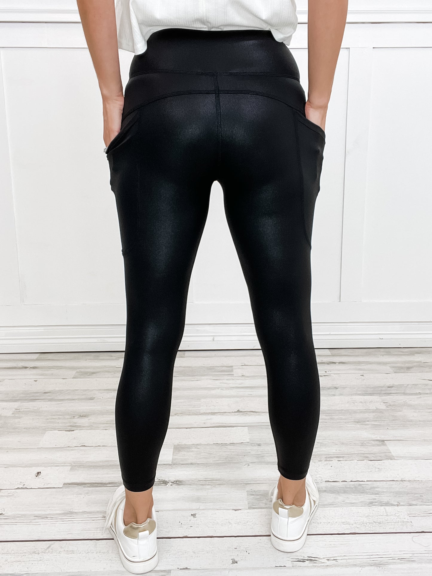 High Waisted Solid Knit Leggings