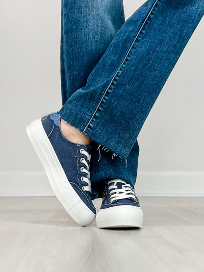 Blowfish Sadie Sun 3 Tennis Shoes in Navy Canvas