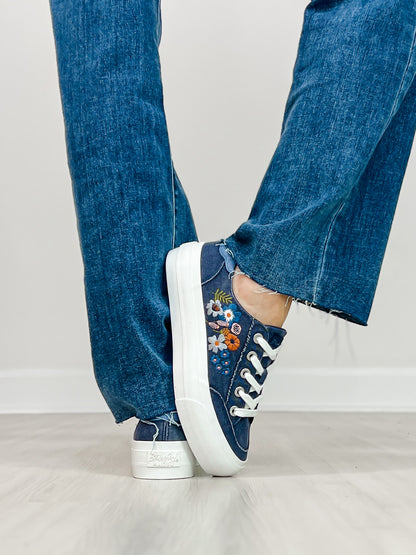 Blowfish Sadie Sun 3 Tennis Shoes in Navy Canvas