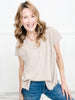 Easy As Pie Knit Dolman Top with V-Neckline - Group A