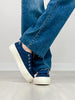 Blowfish Sadie Sun Tennis Shoes in Navy Canvas
