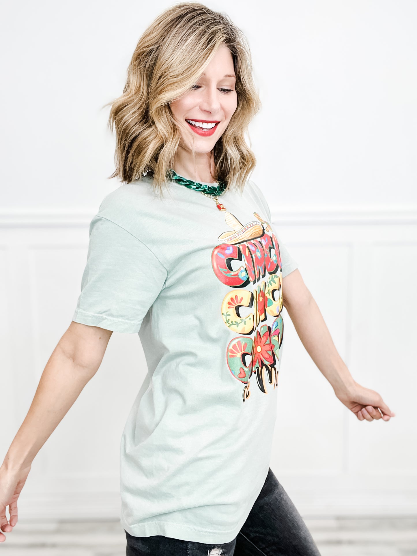 Cinco De Mayo Embellished Graphic Tee