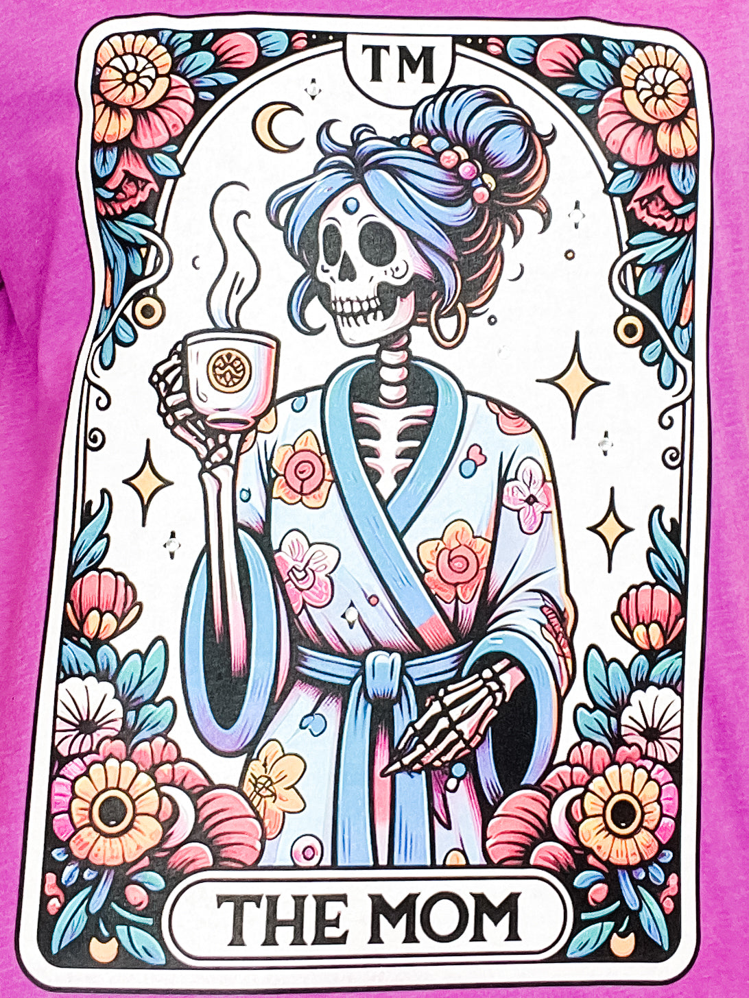 The Mom Tarot Card Rhinestone Graphic Tee