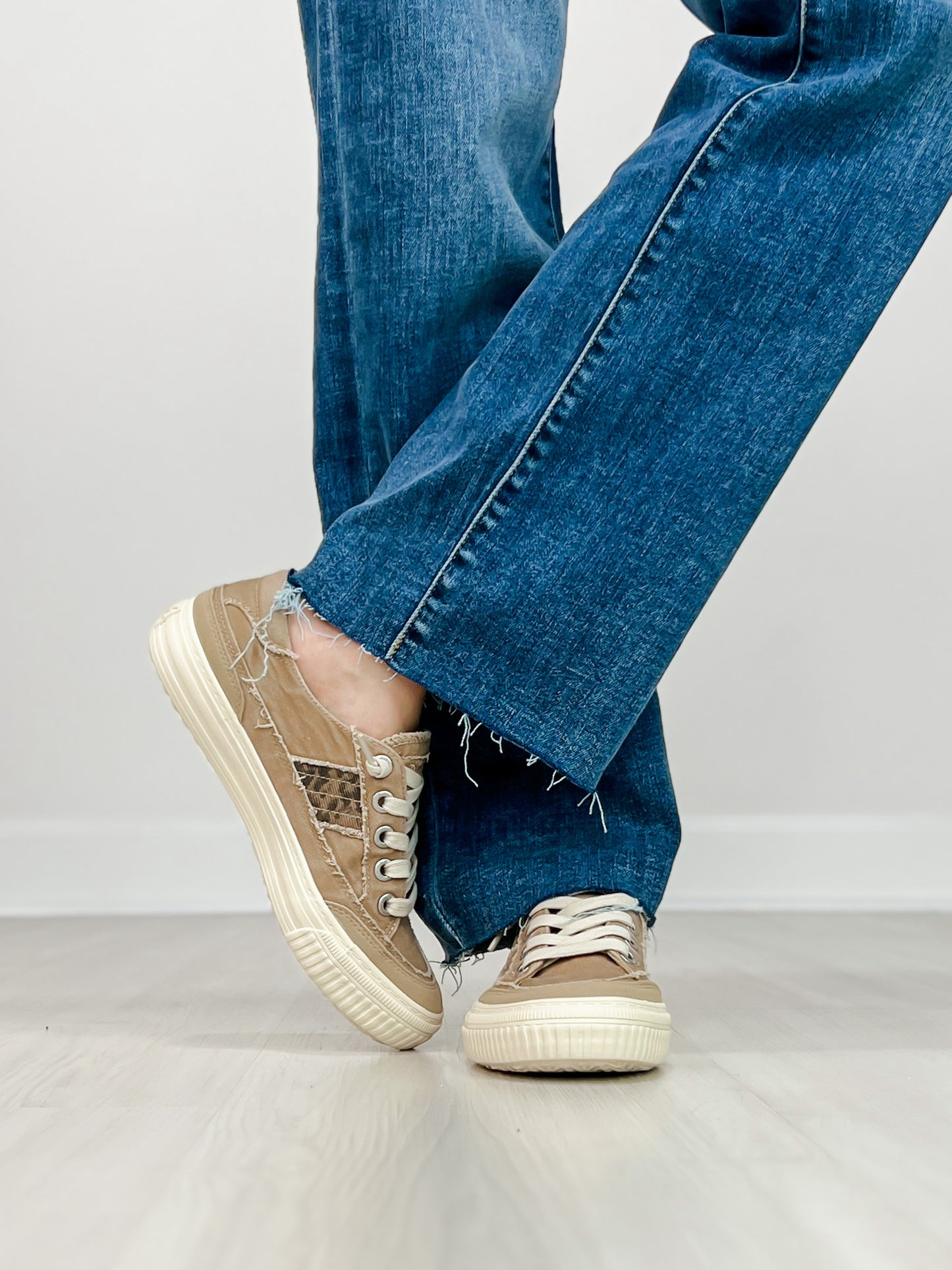 Blowfish Alex Slip-On Shoes in DESERT KHAKI LEOPARD