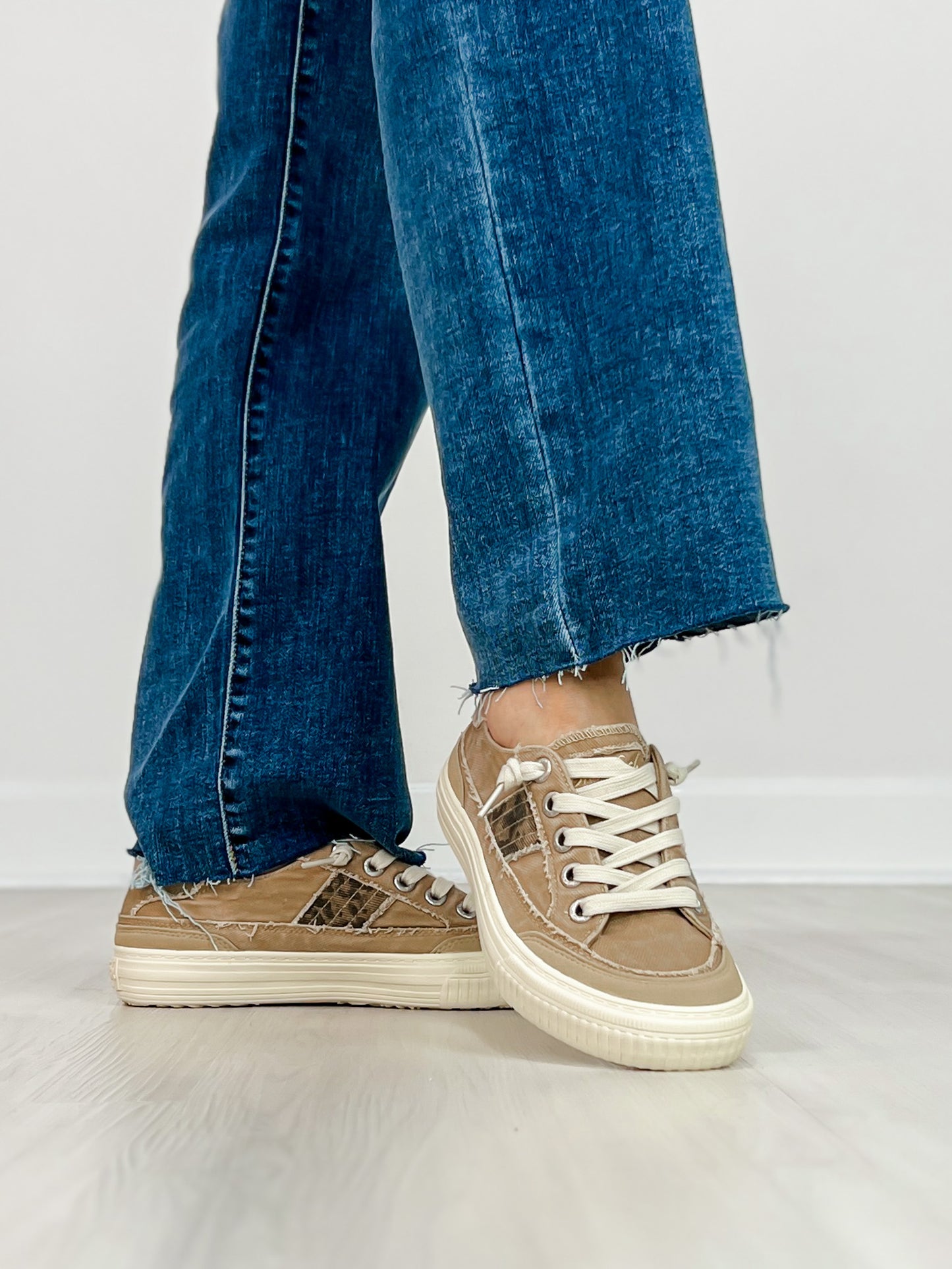 Blowfish Alex Slip-On Shoes in DESERT KHAKI LEOPARD