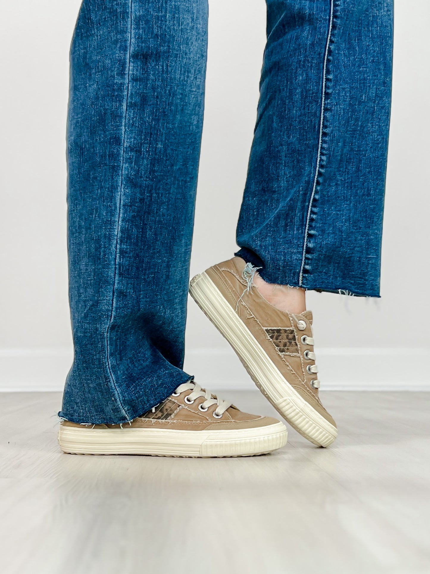 Blowfish Alex Slip-On Shoes in DESERT KHAKI LEOPARD