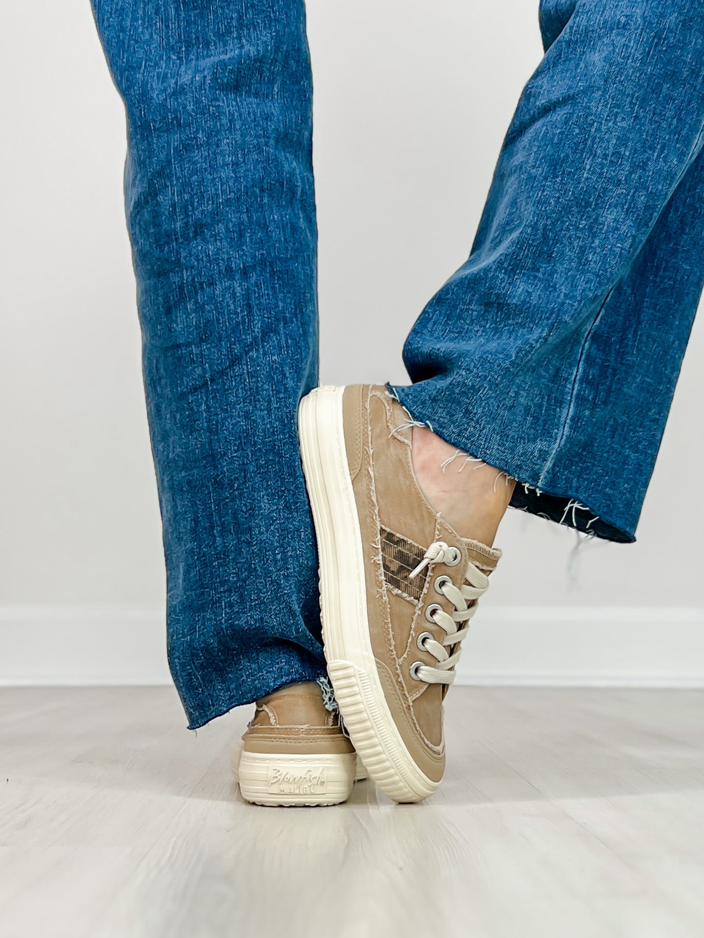 Blowfish Alex Slip-On Shoes in DESERT KHAKI LEOPARD