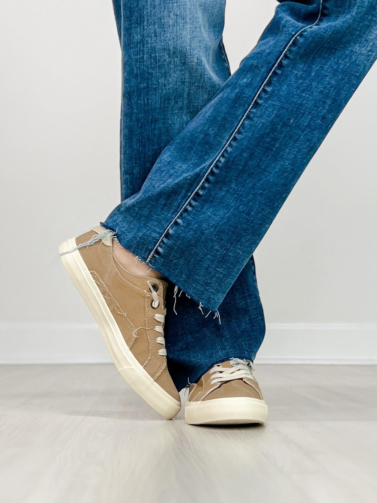 Blowfish Martina Too Slip-On Tennis Shoes in DESERT KHAKI