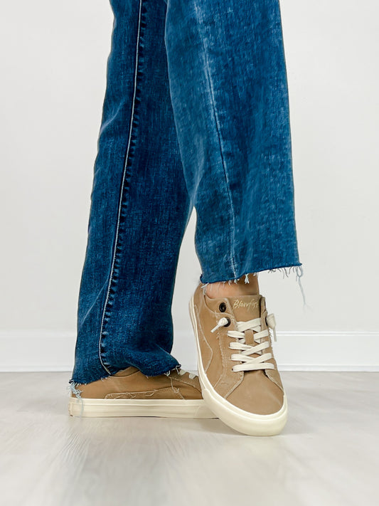 Blowfish Martina Too Slip-On Tennis Shoes in DESERT KHAKI