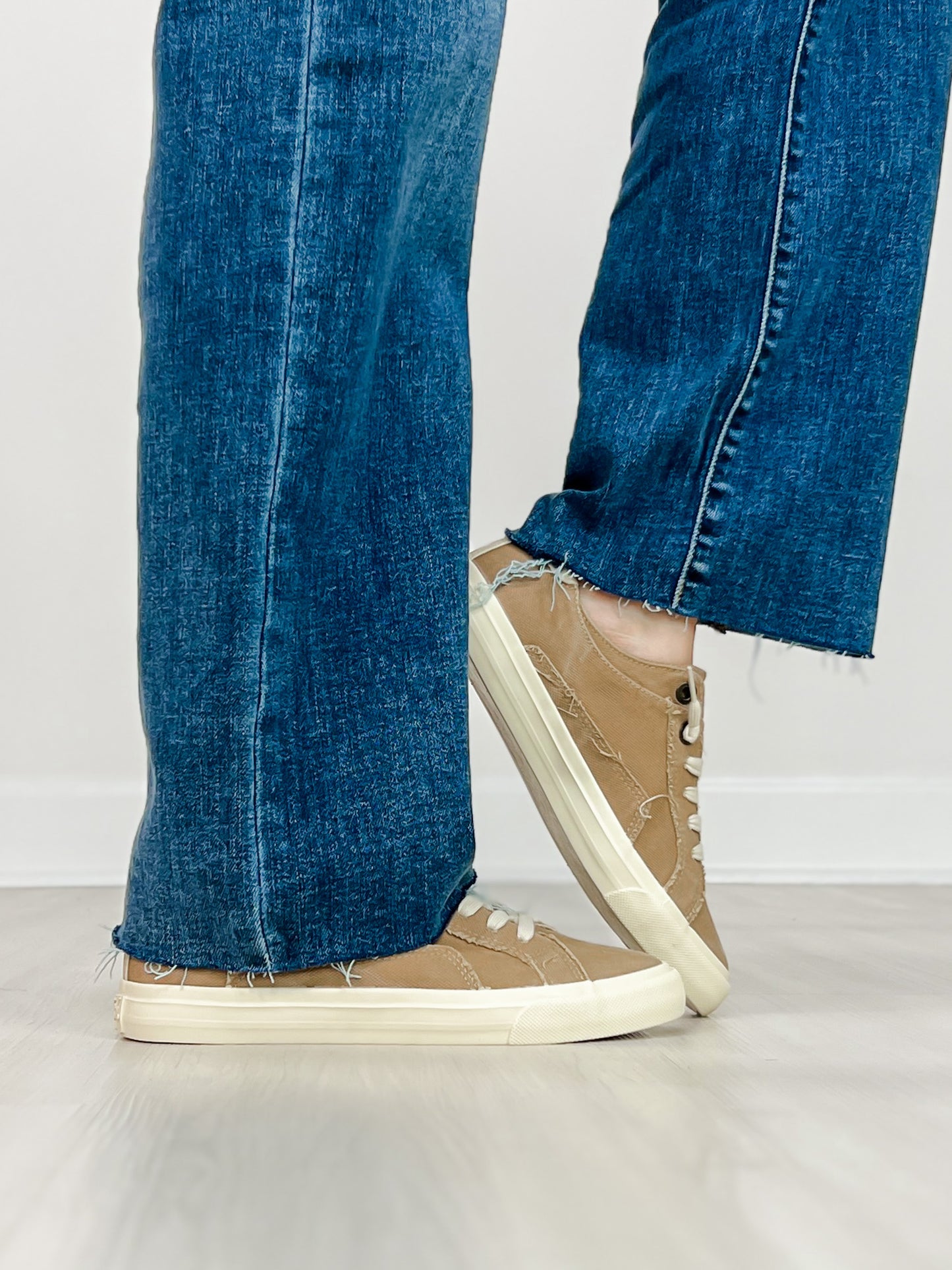 Blowfish Martina Too Slip-On Tennis Shoes in DESERT KHAKI