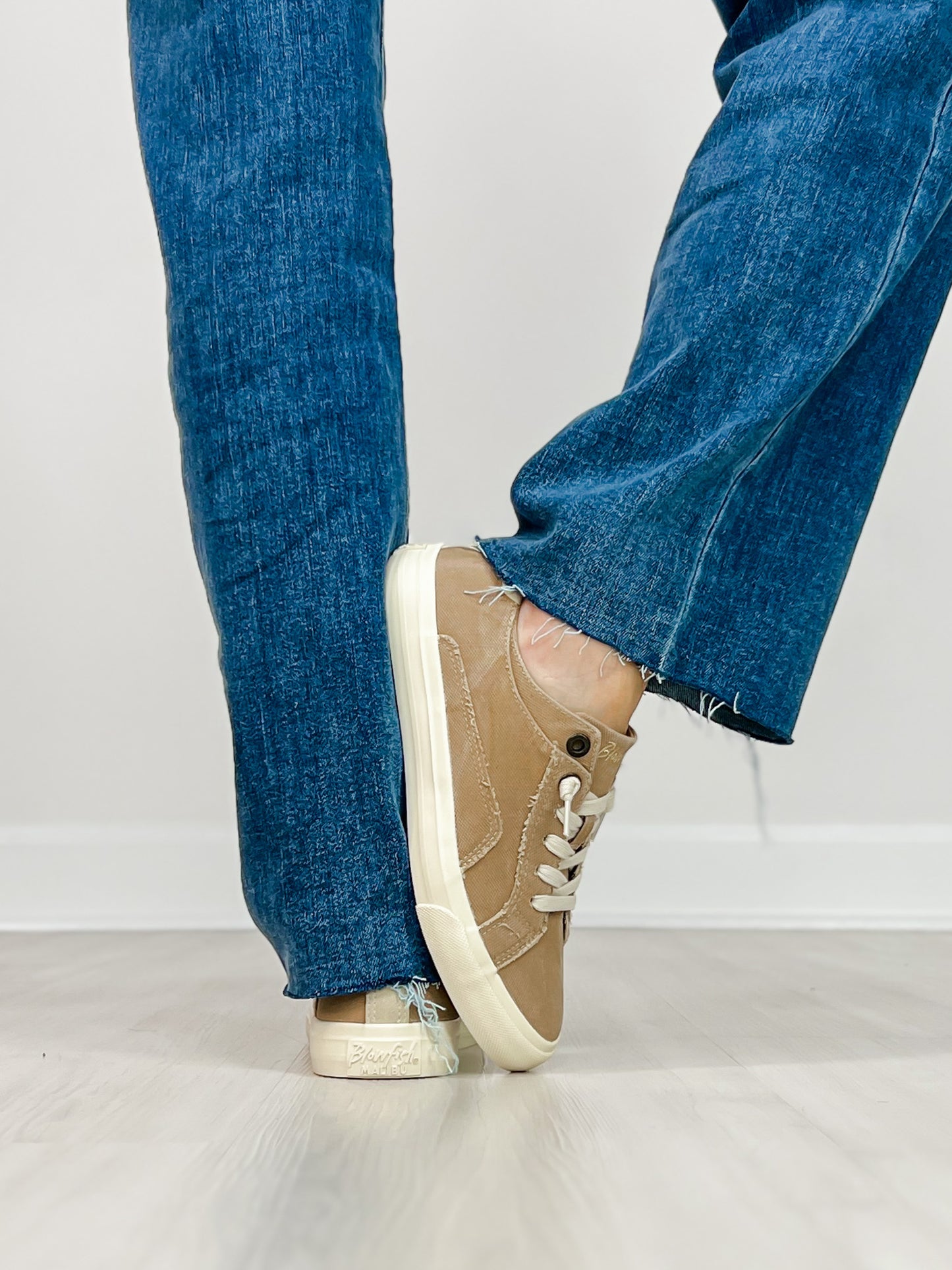 Blowfish Martina Too Slip-On Tennis Shoes in DESERT KHAKI