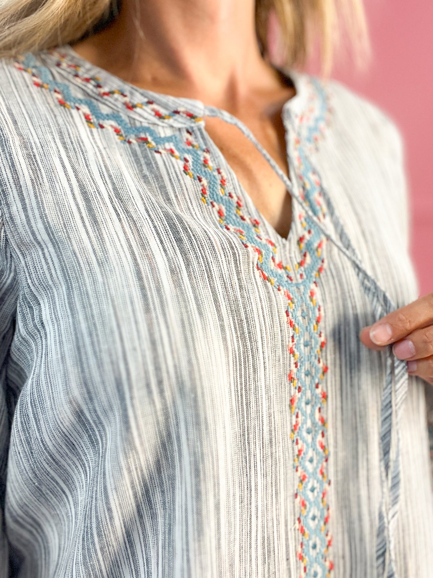 Striped Tunic Top