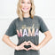 Blessed Mama Gold Foil Graphic Tee