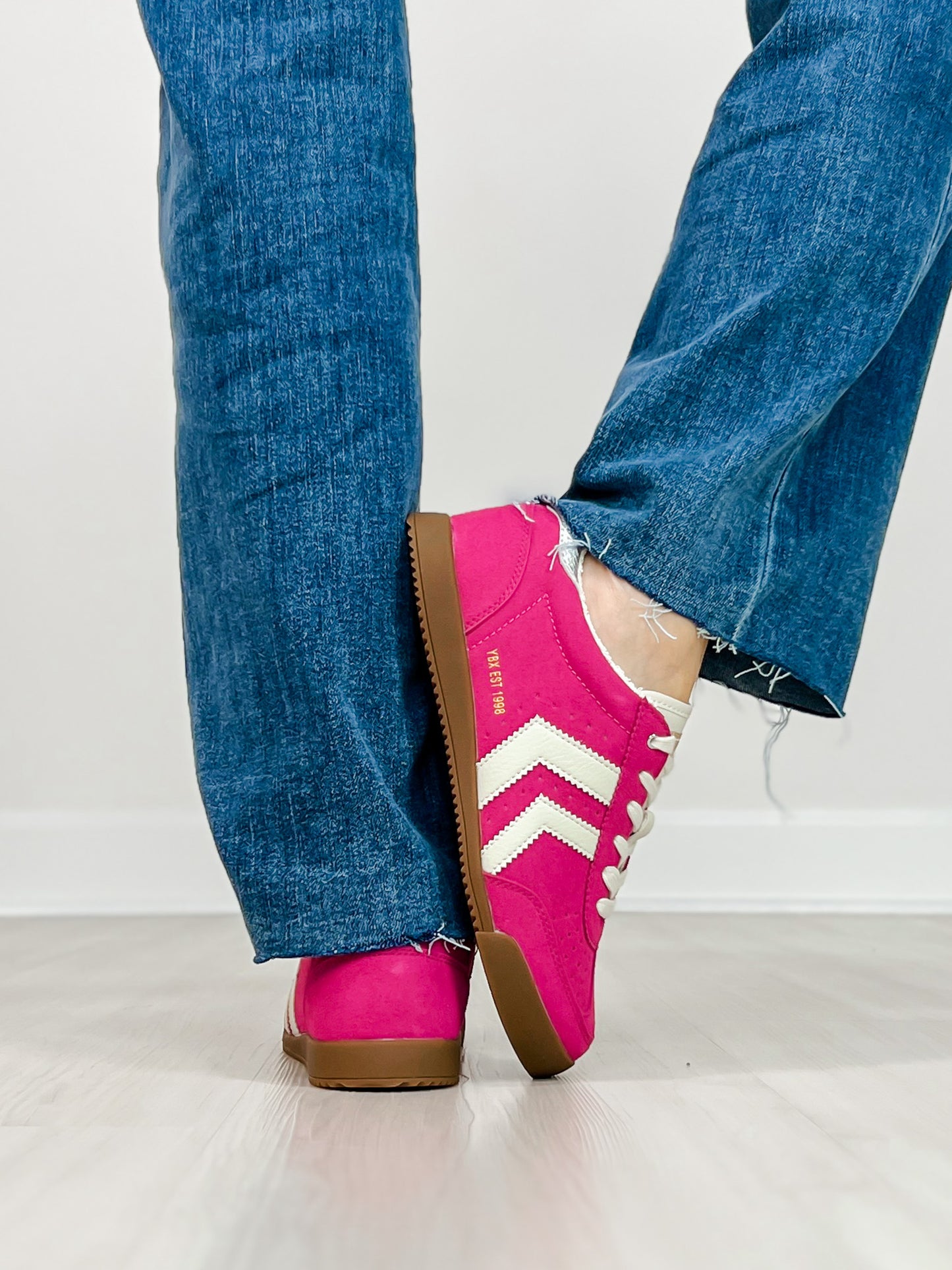 Yellowbox Neevan Lace-Up Sneaker in FUCHSIA